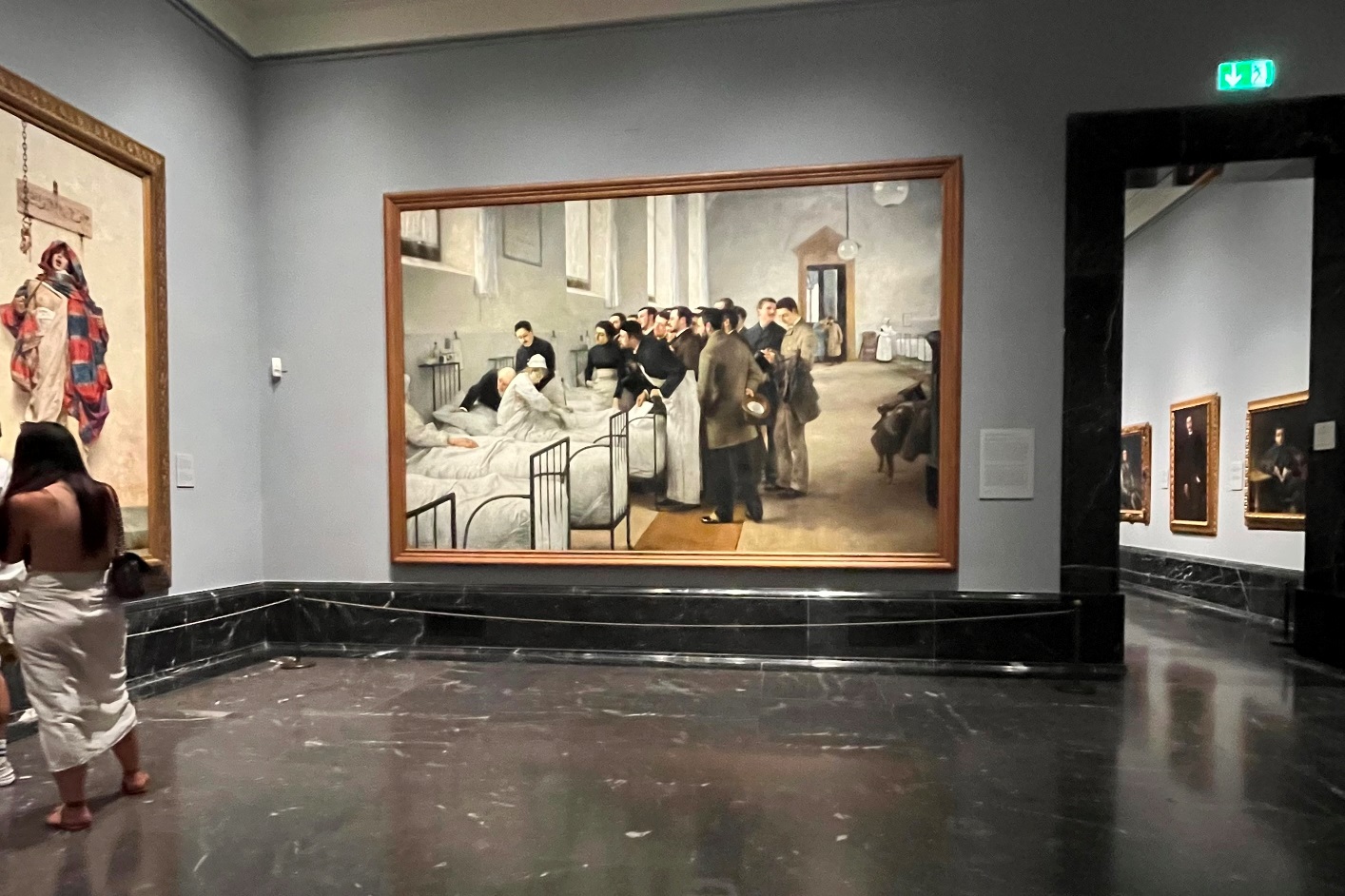 Una sala del hospital durante la visita del médico en jefe, Museo del Prado, by Vittorio Colacino (1).jpg